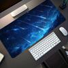 Large Gaming Mouse Pad Deep Blue Night Sky with Stars NonSlip Washable Rubber Base Desk Mat for Office Computer Desktop