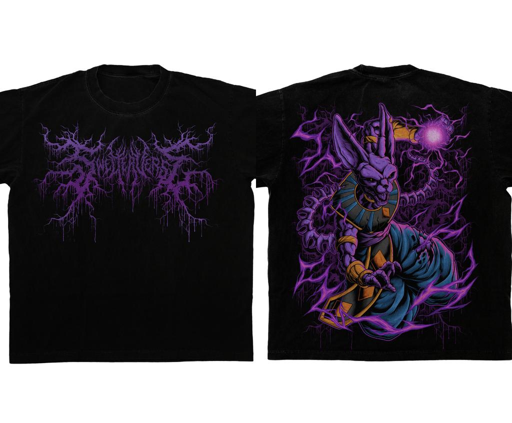 Undead Ultra Instinct Goku Graphic T-Shirt Dragon Ball Undead Gohan Undead Lord Beerus Print Oversized Shirt Casual Male Female Clothing