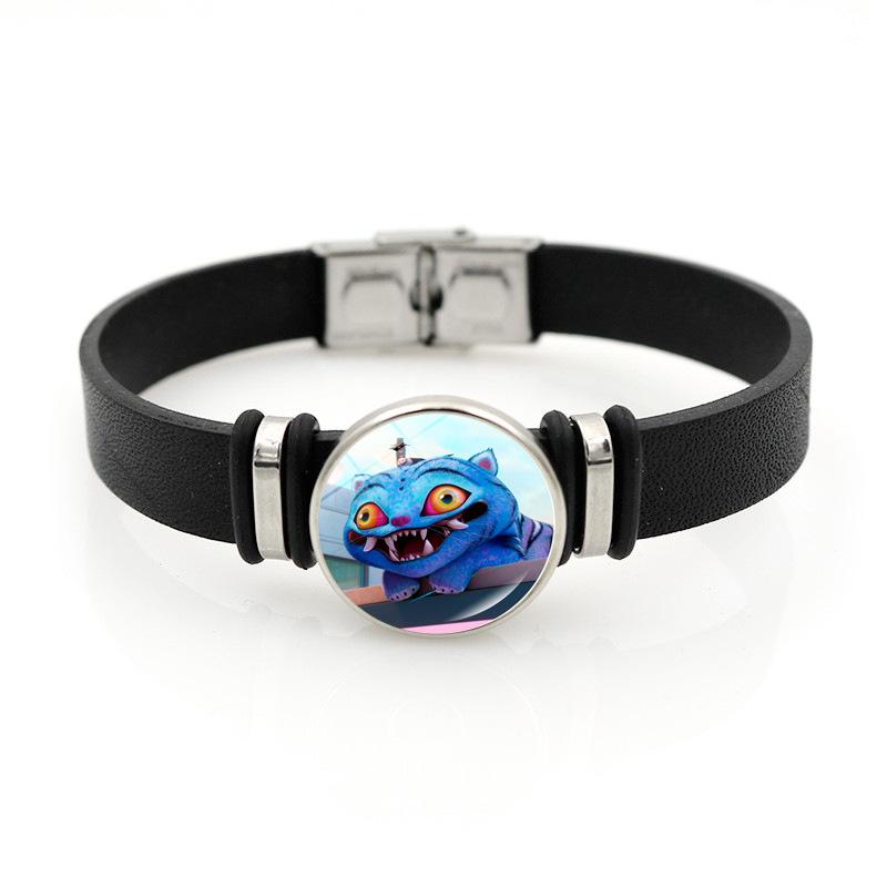 Demon Hunters Leather Bracelets Jewelry Versatile for Men and Women