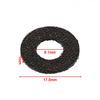 Rondella di trascinamento in fibra di carbonio prodotta con precisione per mulinello da baitcasting a tamburo, spessore 1 mm