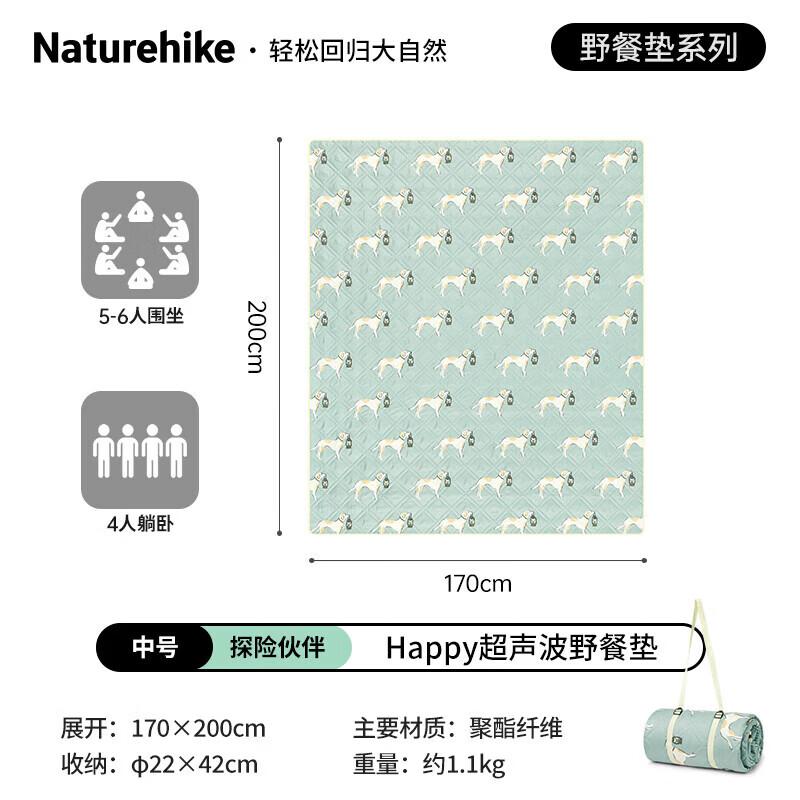 Naturehike Happy Portable Outdoor Picnic & Camping Mat