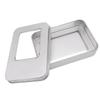 Metal Rectangle Silver Color Playing Cards Storage Box Money Coin Holder Box Candy for Key for Case Business Card Storag