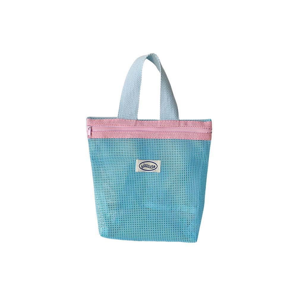 Skin Care Storage Bag Korean Storage Bag Mesh Zipper Makeup Bag Women Cosmetic Bag  Girls Lady
