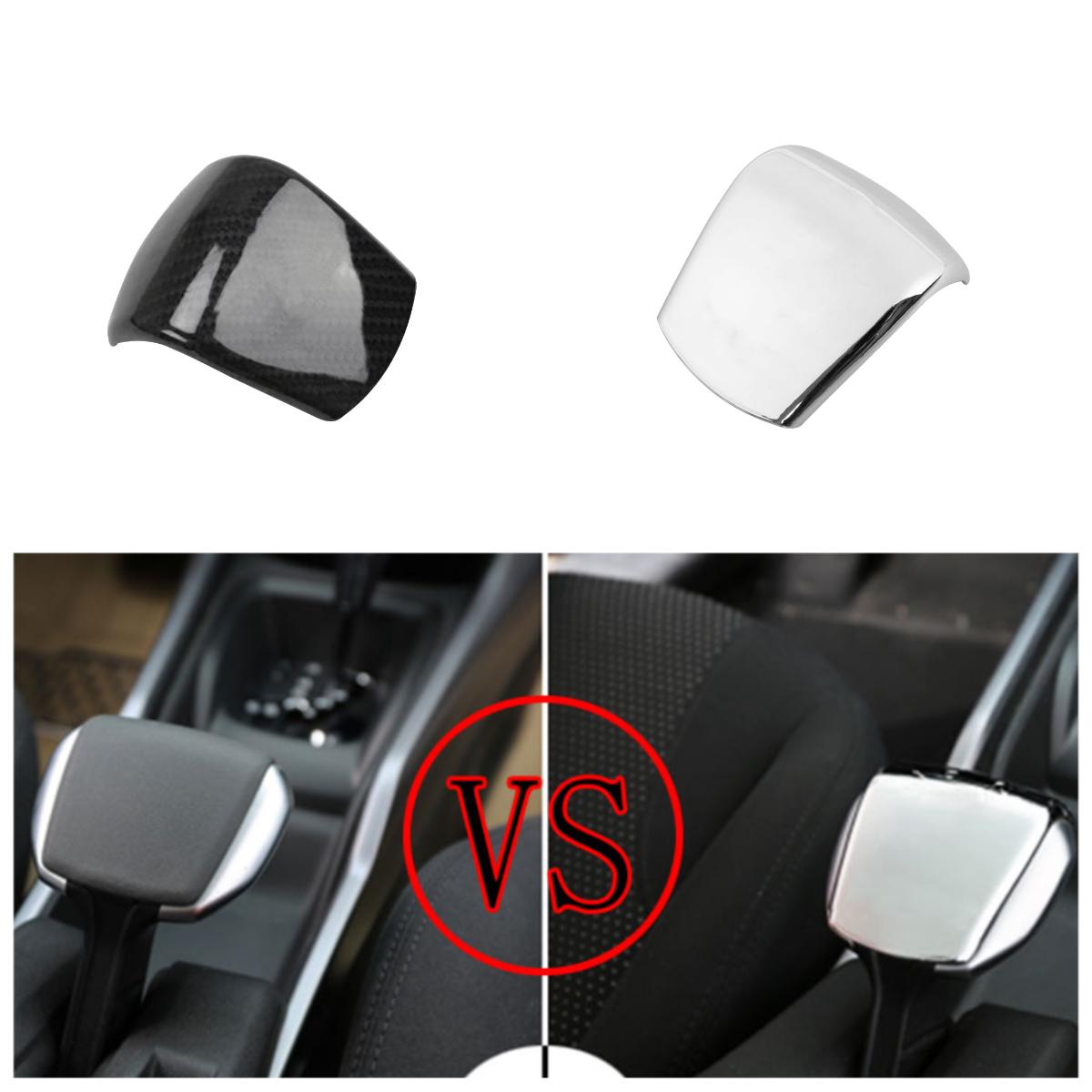 

Abs Chrome Car Interior Handbrake Cover Case Hand Brake Stickers for Peugeot 2008 2014 2015 2016 2017 2018 Accessories imitation carbon
