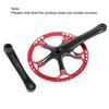 Meijun 2color Bike Crankset 170mm Bicycle Chainwheel Chain Ring Set 45T 47T