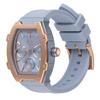 Authentic Ice Watch Ice Boliday Glacier Blue Watch 022860 Women's Silicone Strap Multifunction Watch