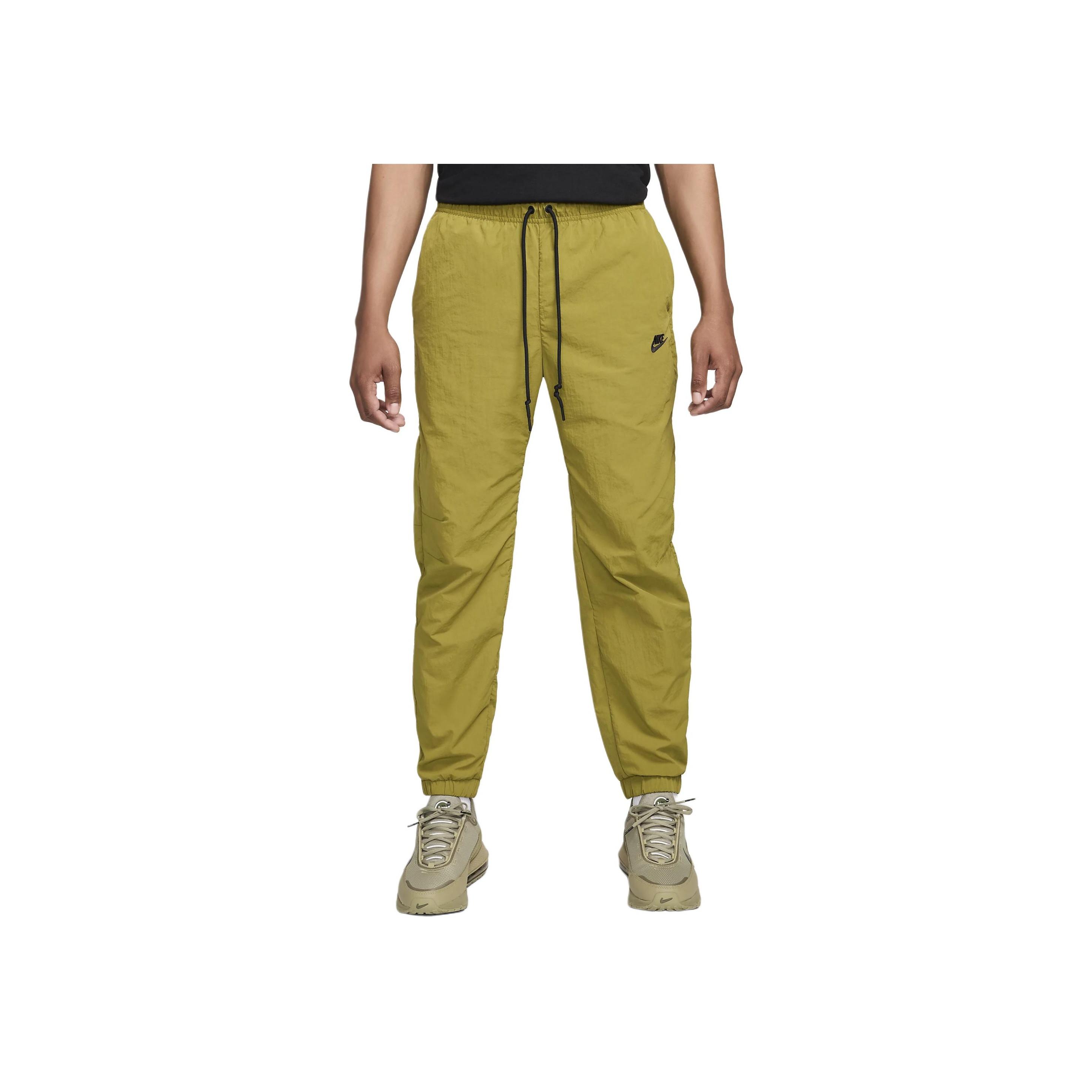 

Nike Solid Color Casual Knit Joggers Men Bottoms Olive-Green FZ0758-307 M