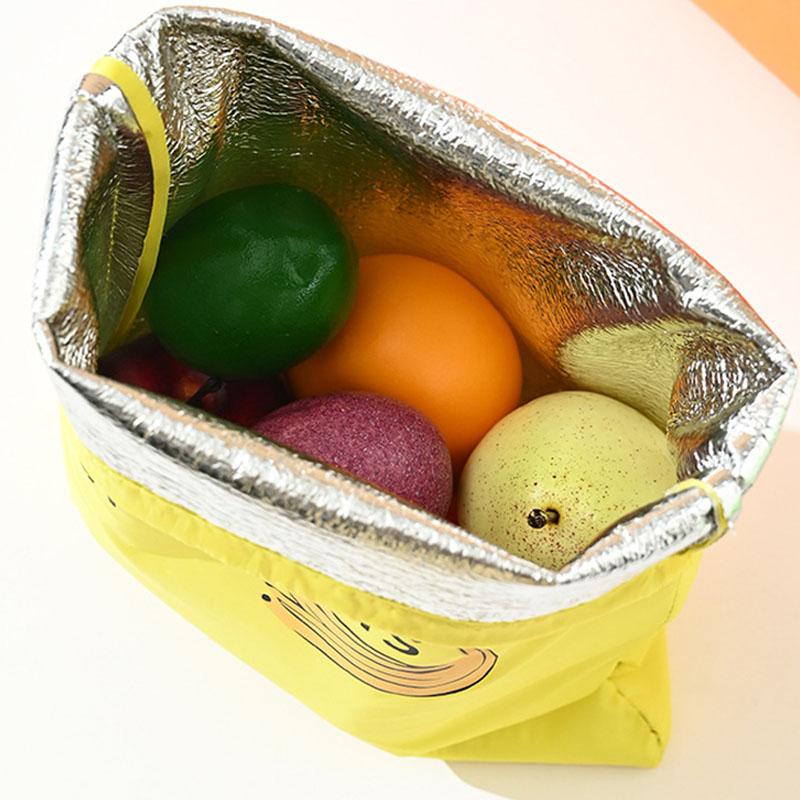 Drawstring Fresh Keeper Bag Insulated Reusable Storage Organizer for Banana Lettuce Vegetables Kitchen Produce Basket Use Set