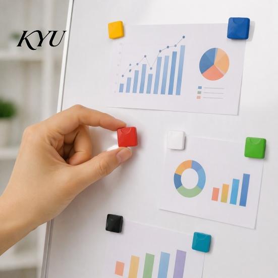 Kitchen Gadget for Food Storage 8PCS Magnetic Note Clips, Heavy Duty Strong Spring Memo Holders, Grip Clips Notes Magnet Multi-color Photos And Snack