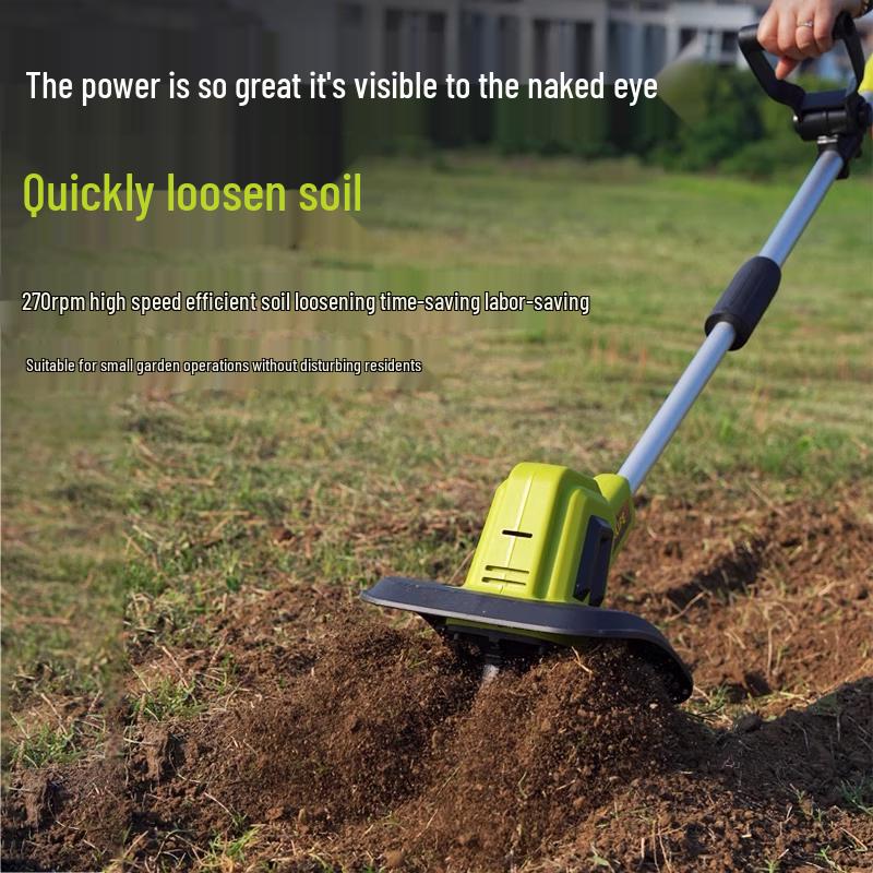 TURBOSUN 36V Cordless Handheld Rotary Tiller CN Plug (adapter Included)