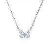 Collana a Farfalla Luminous Blu - Elegante Catena Aurora per la Clavicola da Donna