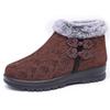New winter cotton shoes women's fashion casual mother snow boots medium and old velvet thickened cotton boots