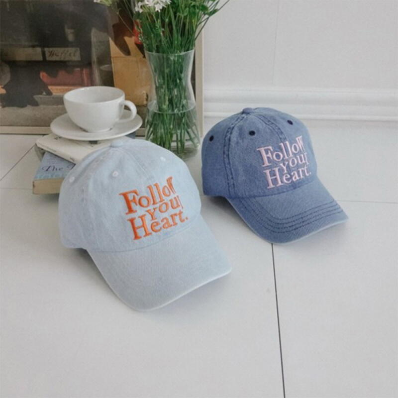 Women s Freshman Denim Ball Cap Embroidered Hat C8075_Young