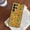 Vintage Sunflowers Case For Samsung Galaxy S26 Ultra S25 S24 S23 S21 S22 Ultra S10 S20 Plus S25 FE Cover Coque