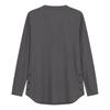Women's Casual Long Sleeve Denim Shirt with Side Button Closure, Loose Fit Top