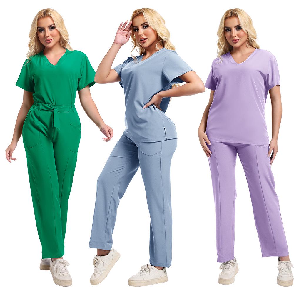 Unisex Nurse Scrub Suit - Sweat-Wicking & Heat-Dissipating