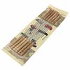 6PCS Reusable Outdoor Picnic BBQ Barbecue Roast Stick Stainless Steel Needle Barbecue Skewer