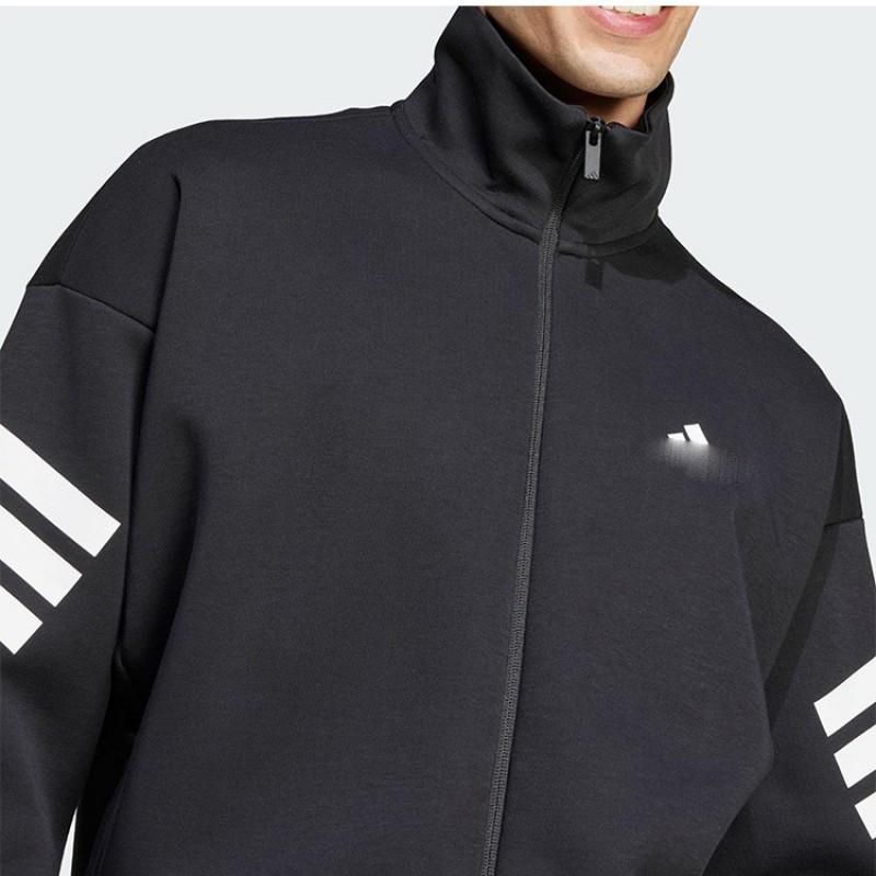 Mens Casual Streetwear Zip-Up Hoodie 3D Print Stand Collar Loose Fit Unisex Sweatshirt 2026