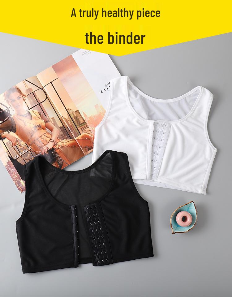 Chest Binder Lingerie Sports Vest - Bust Shaper for Large Chests, Anti-Shake, Super Flat, Handsome T Shaping