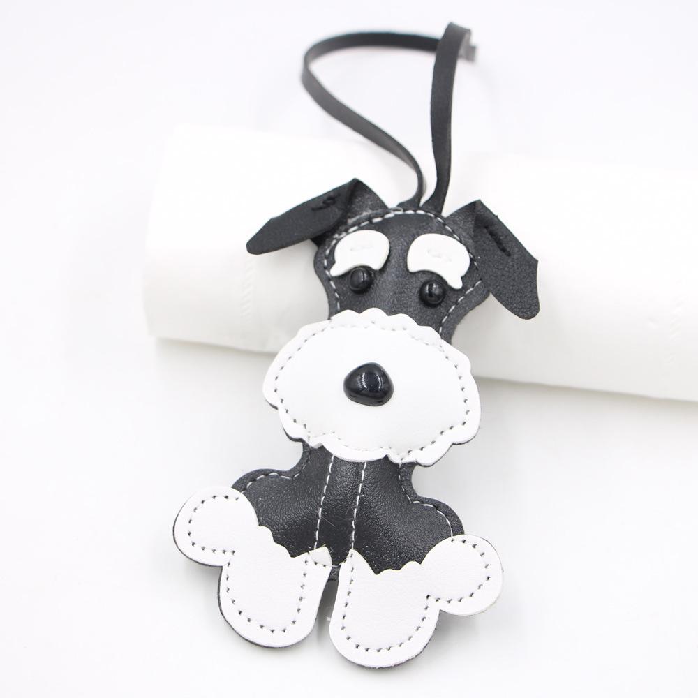 

Снежный 3D Подвеска-мешочек на веревке Снежный Пес Кожаные Аксессуары для Рюкзака Одежда Мобильный Кошелек Подвеска Аксессуары Schnauzer hanging rope чёрный