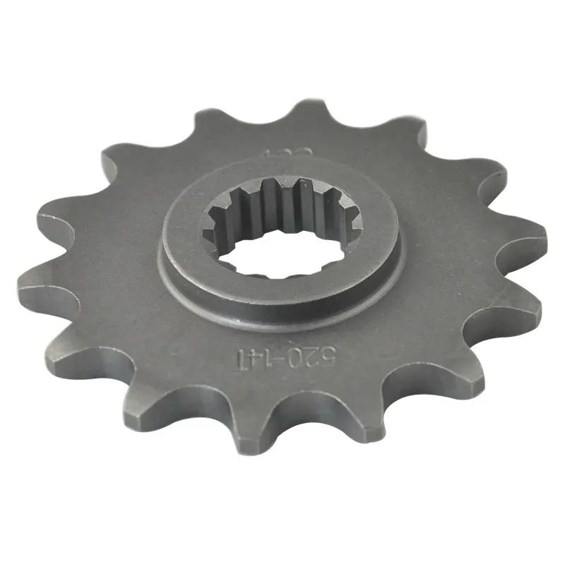 520 Motorcycle Front Sprocket For Suzuki LT250 R LT250R Quadracer 85-93 RMX250 89-01 DR350 90-99 DR350S 90-93 DR350SE 94-99