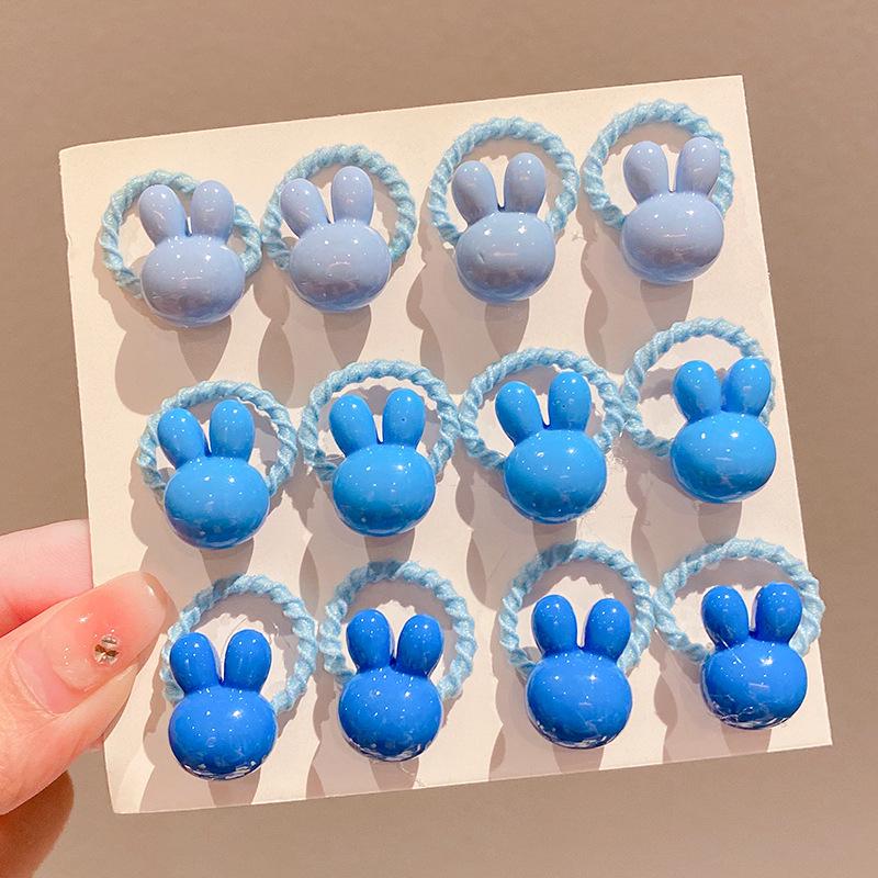 2024 Kid-Friendly Hair Accessories Set - Elastic Cartoon Hair Ties & Ropes for Girls, No-Pain Design