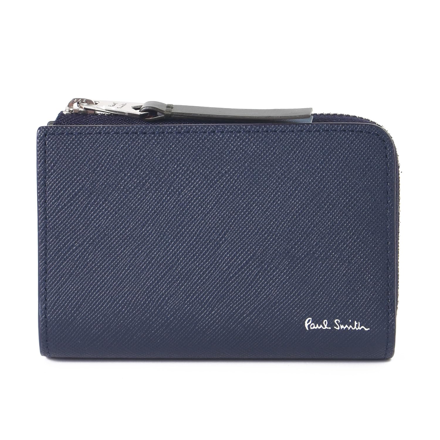 

[Paul Smith][Подарочная упаковка] Paul Smith Яркая полоска Пуллер SS24 Кошелек для монет и ключей с оригинальной коробкой и салфеткой для ухода 813019 P913 (02. Темно-синий, Нет