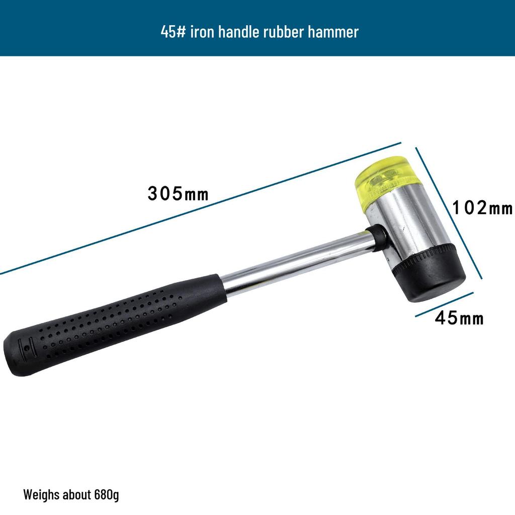 Solid Rubber Mallet for Tile Installation