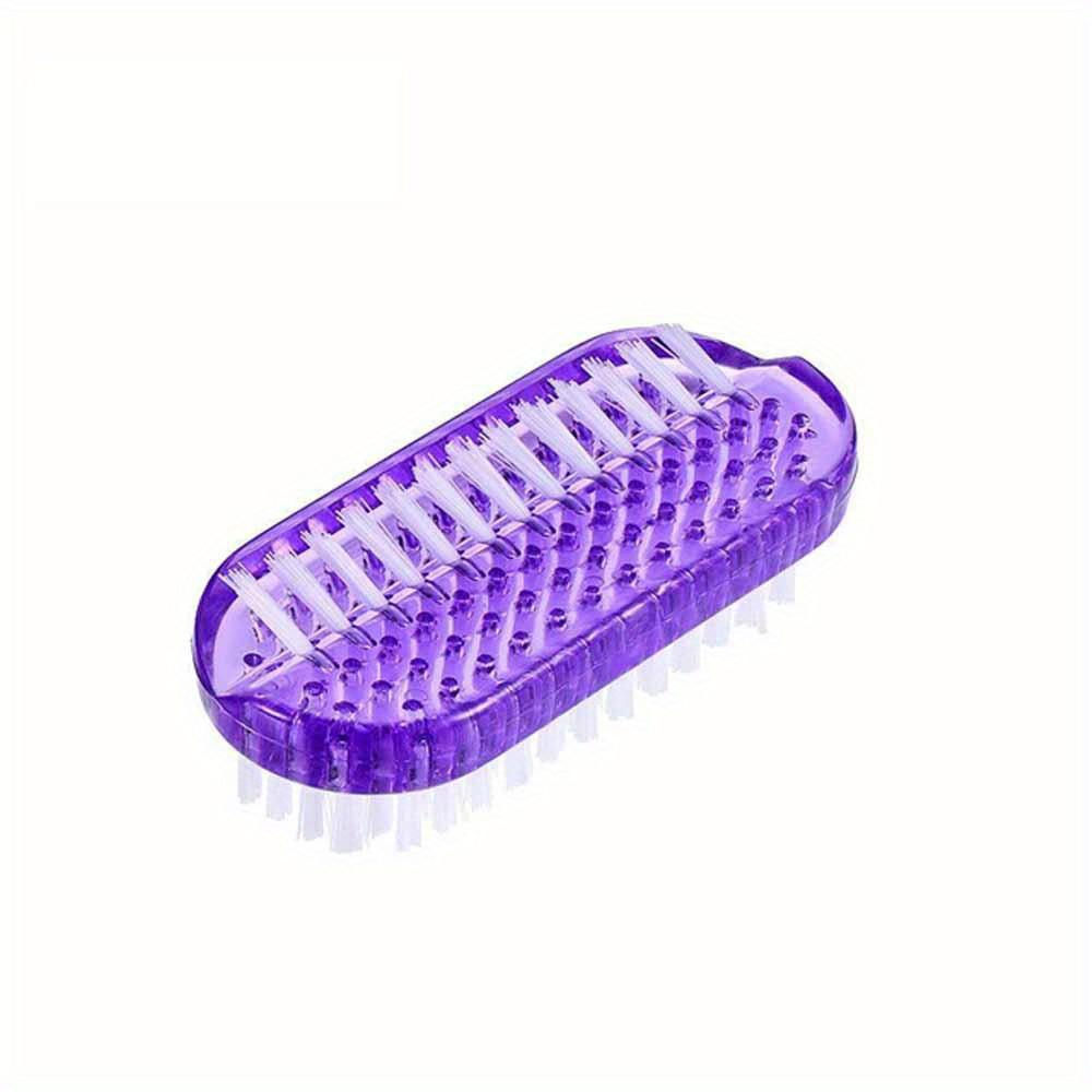 1pc Double Sided Nail Brush Cleaning Brush, Manicure And Pedicure Tool For Fingernails Toenails