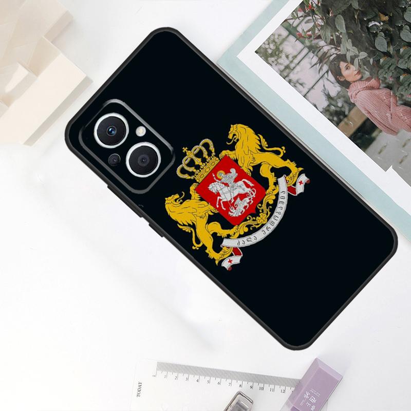 Georgia Flag Case For OPPO Reno 8T 4Z 5Z 11F 10 Pro 4 5 6 8 7 Lite OPPO Find X6 X5 Pro X2 X3 Neo Cover