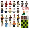 10KS PVZ Minifigurka Kreslený Anime Model Vzdělávací Malá Peleta Sestavit Stavební Kostky Figurky Hračky Dětské Dárky