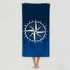 Fashion print Blue Anchor Towel Drying Bath Towel Applicable To Light Swimming Camping Yoga Beach Out