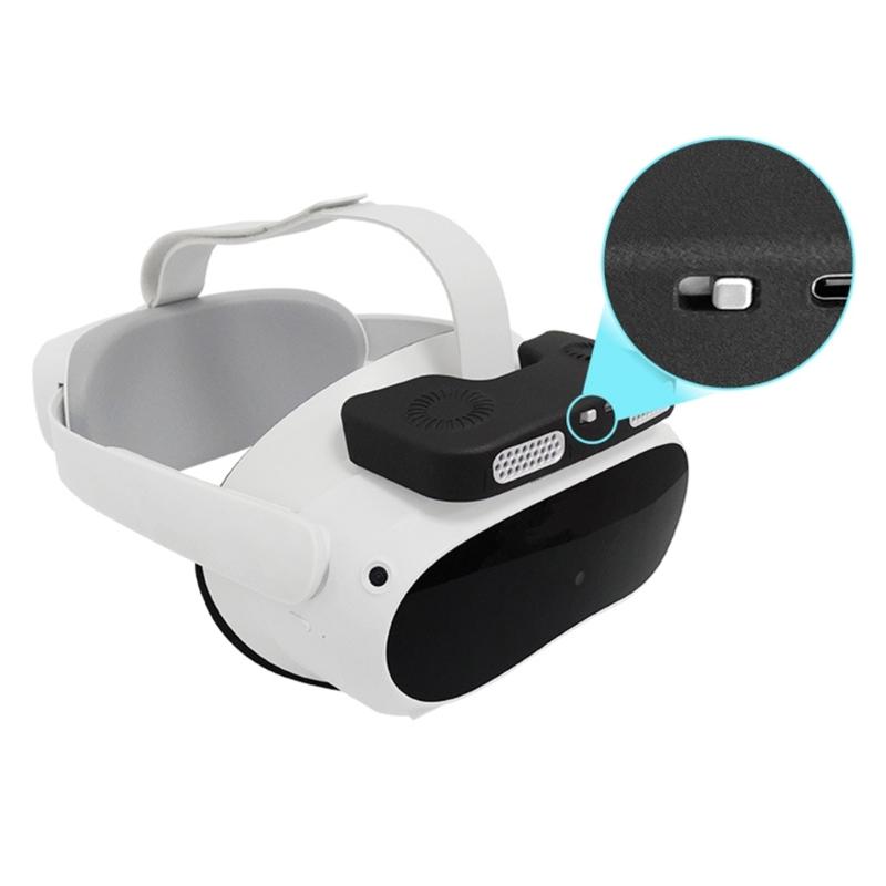 Wentylator chłodzący VR do zestawu słuchawkowego VR 4, łagodzi zaparowywanie soczewek, chłodny interfejs, miękka poduszka, podkładka interfejsu