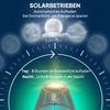 Solar Floor Lamp Rattan Solar Lamps with Light Sensor 25 LED Lights Solar Light in Boho Style diameter 33 x 135 cm