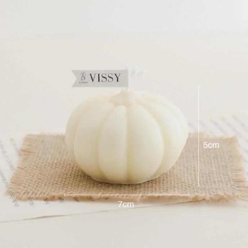 Handmade Molds Pumpkin Scented Candle DIY Creative Handmade Aromatherapy Candle Mold Creative Gift Home Decoration Diy Crafts