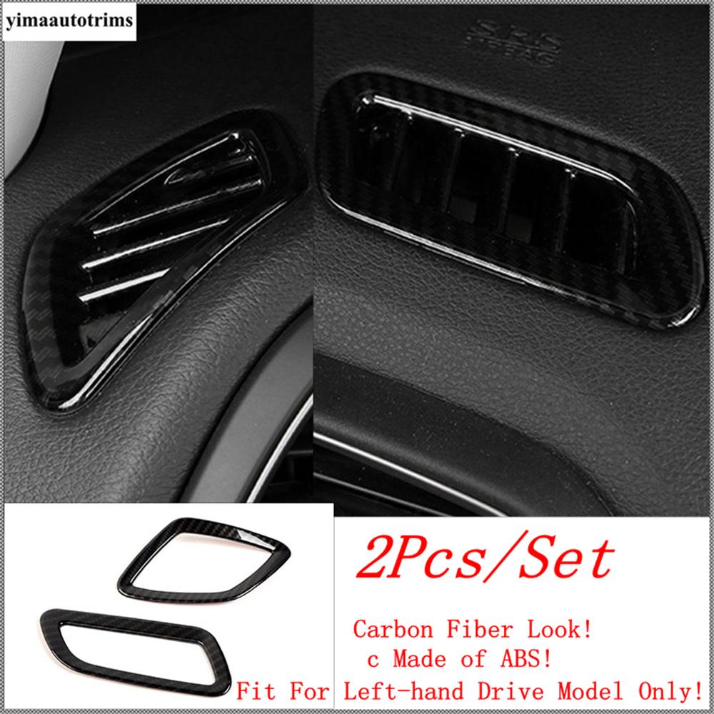 Door Speaker Air AC Handle Bowl Head Lamp Window Lift Cover Trim For Jeep Renegade 2015 - Carbon Fiber Interior Accessories