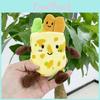 Adorable Cartoon Pancake Plush Keychain With Soft Short Plush And Cute Design Perfect For Souvenir Gifts