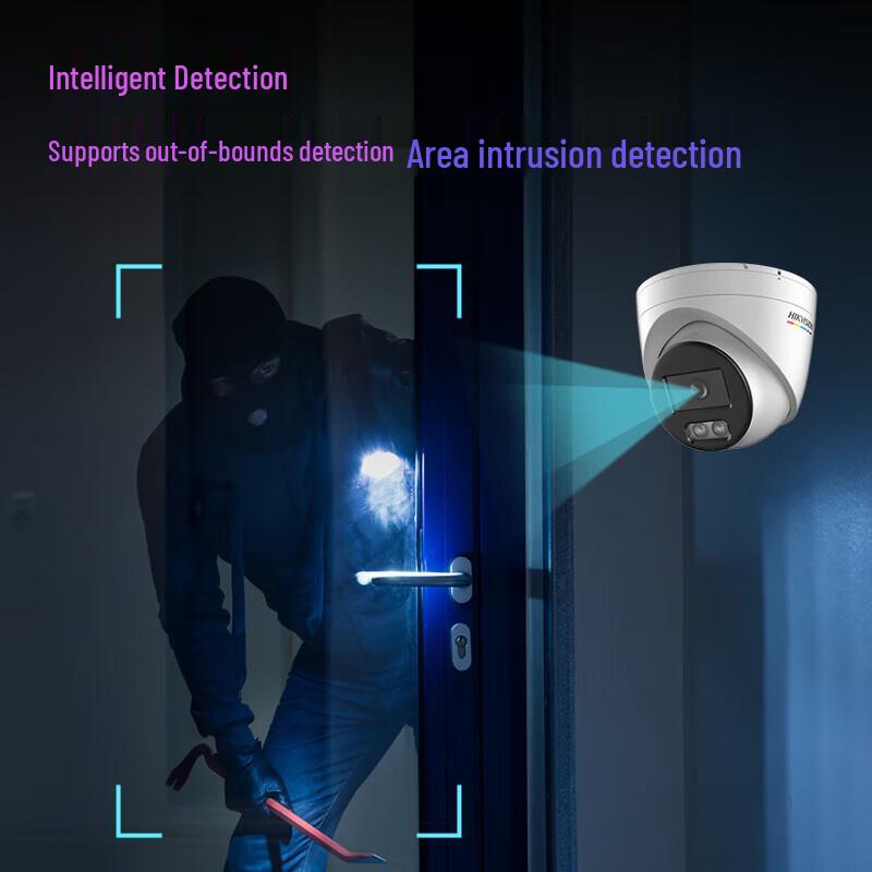 Hikvision 4MP Full-Color AI PoE Dome IP Camera