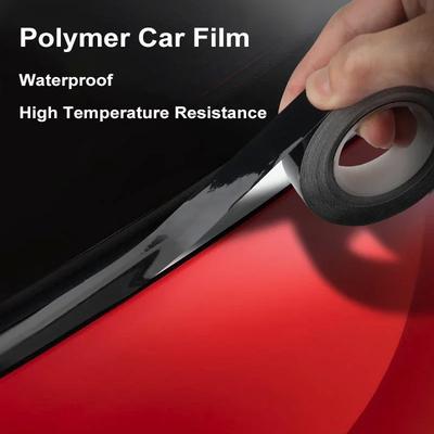PVC Auto Kantenschutz Aufkleber Universell Passend für Automobil Fensterzierleiste und Seitenleiste DIY Karosseriedekoration Schwarzes Linienband