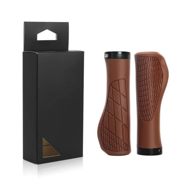 Bicycle Grips Soft Rubber For MTB Mountain Bike Shockproof Anti-Slip Handlebar Cover Lock On Ergonomic Cycling Handle Bar Parts