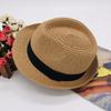 Logo Can Be Customized For Spring And Autumn Short Brim Top Hat Promotional Gift Hat Straw Hat Versatile Gift Hat For Men And Women