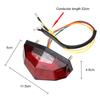 12V Motorcycle Taillights Brake Turn Signal Lights LED Rear Stop Lamps Indicator Blinker Motorbike Accessories Universal
