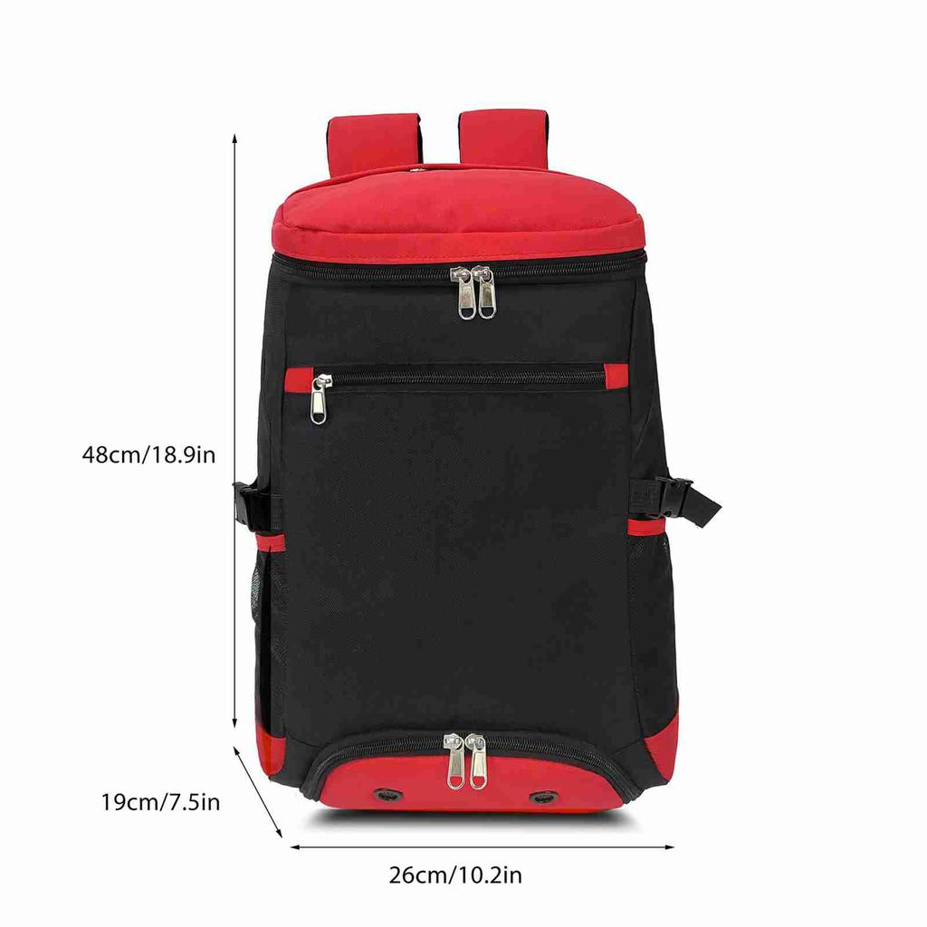 Large Capacity Tennis Backpack Breathable Badminton Backpack with Shoe Compartment