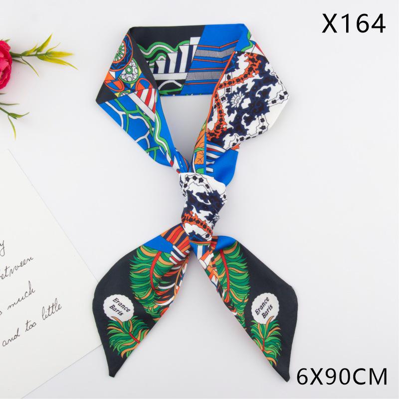 Versatile Vintage Silk Scarf: Hair Tie, Headband, Bag Accessory