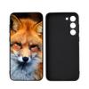 Animal Fox Luxury Black Phone Case For Samsung Galaxy S23 S24 S25 Ultra S22 Plus S21