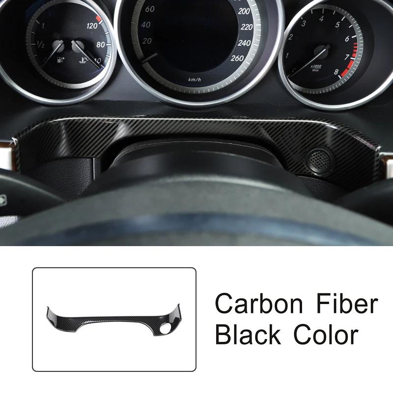 Car Dashboard Screen Decoration Trim Strip Carbon Pattern For Mercedes Benz E Class W212 2014-2015 Interior Accessories Sticker