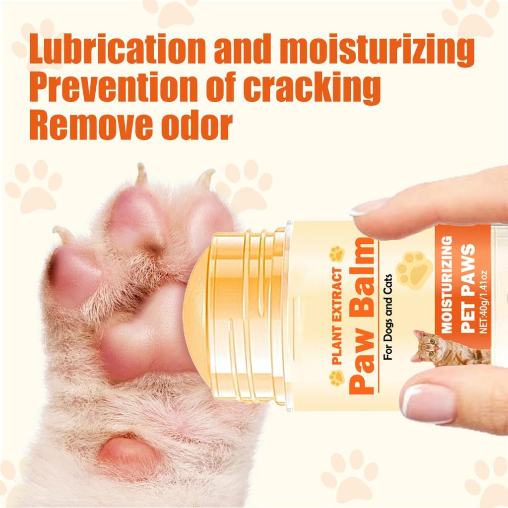 Dog Nose Balm 40g All-Natural Cream Wax For Dry, Cracked Pads Snouts Cats Moisturizer Soother, Nose Butter For Bulldogs