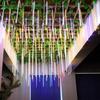 Solar-Powered LED Meteor Shower Lights: Waterproof, Colorful String Lights for Outdoor Decoration, Perfect for Festivals and Christmas Trees.