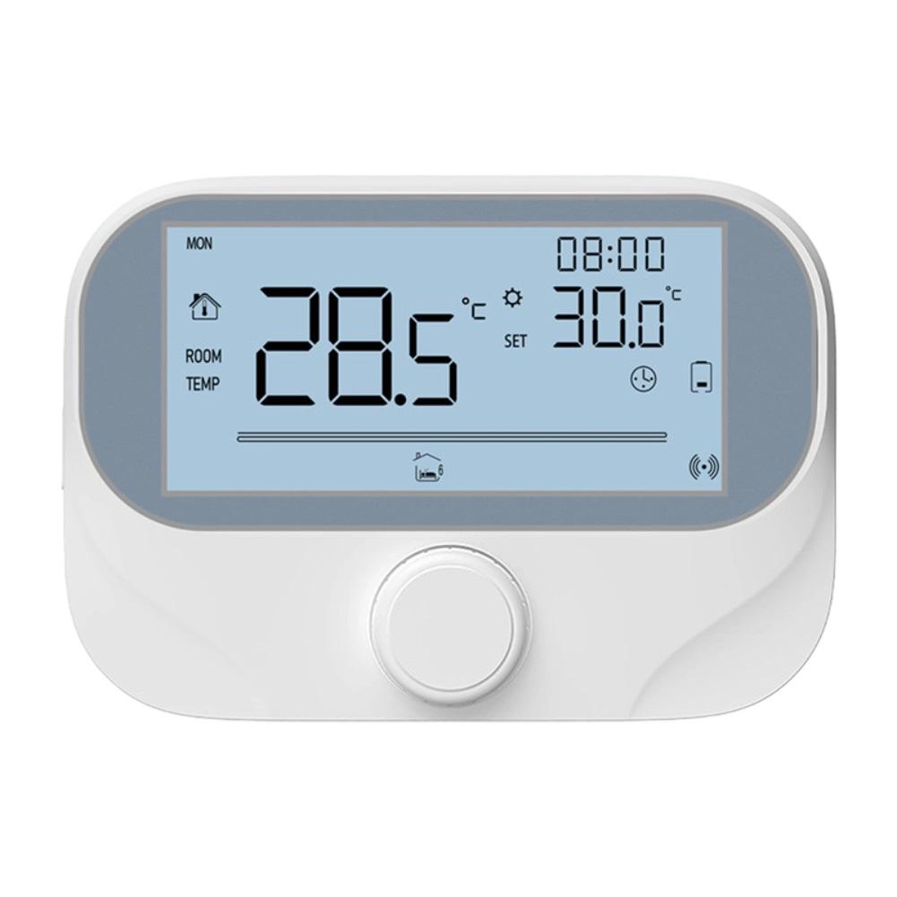 1 Set Boiler Thermostat Receiver 118x86x24mm RF Boiler Thermostat For Tuya Smart App Wireless Programmable Room Thermostats