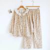 2026 New Spring/Summer Women's Pajama Set 100% Cotton Gauze Sweet and Cute Long Sleeve Lace Home Clothes Two Piece Set